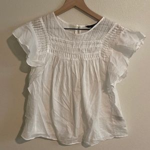 Banana Republic Flutter Sleeve Top